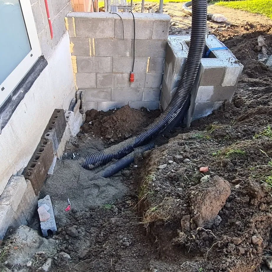 Erdarbeiten Leerrohrverlegung