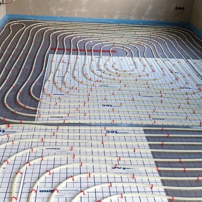 Fußbodenheizung Detail